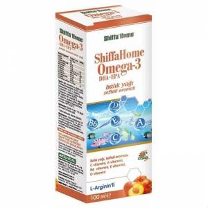 Shiffa Home Şeftali Aromalı L Arjinin Omega DHAEPA Balık Yağı